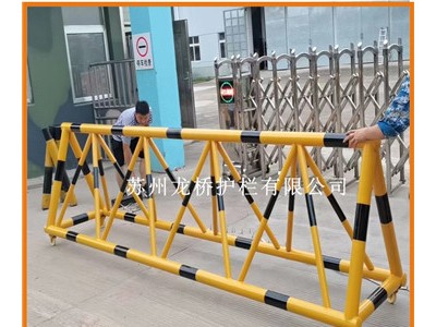 东营重型 厂区防撞护栏 单位学校门口防撞防护栏 龙桥厂订制图2