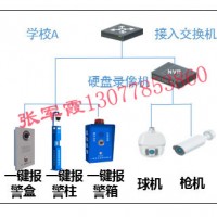 校园一键式报警方案，校园一键紧急报警装置