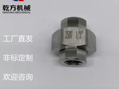 不锈钢内丝活接 定做双相钢2205/2507材质内丝活接图2