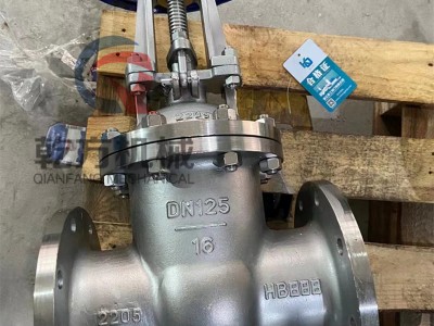 双相钢闸阀，双相不锈钢2205/2507材质：法兰闸阀图2