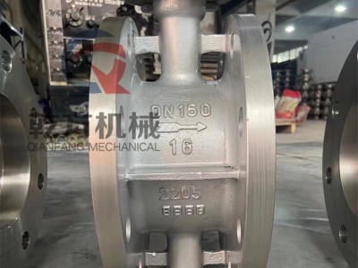 法兰蝶阀 对夹蝶阀，双相钢2205/2507材质：法兰蝶阀图2
