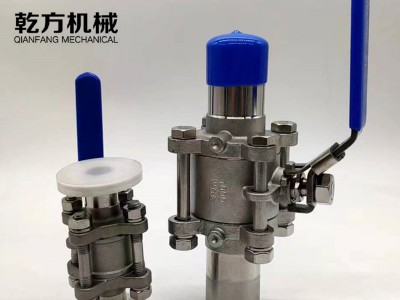 BA球阀，304/316L不锈钢三片式对焊球阀自动焊接球阀图2
