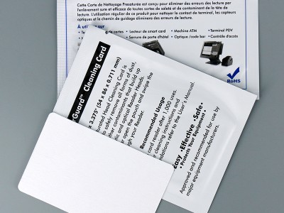 证卡打印机 ATM机 POS机 读卡器CR80通用清洁卡图1