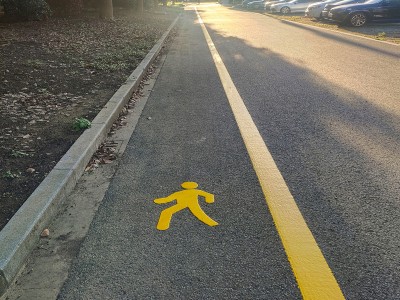苏州工厂通道人行道划线图2